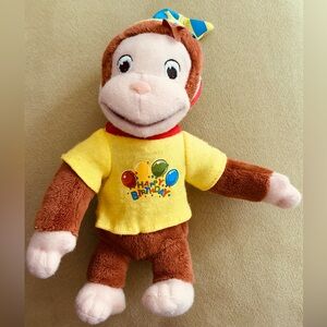 Marvel Happy Birthday Monkey Plush - Yellow and Brown